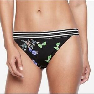 Athleta Swim - M Gold Coast Floral Banded Bottom
